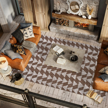 Andratx Modern Tribal Geometric Indoor/outdoor Area Rug